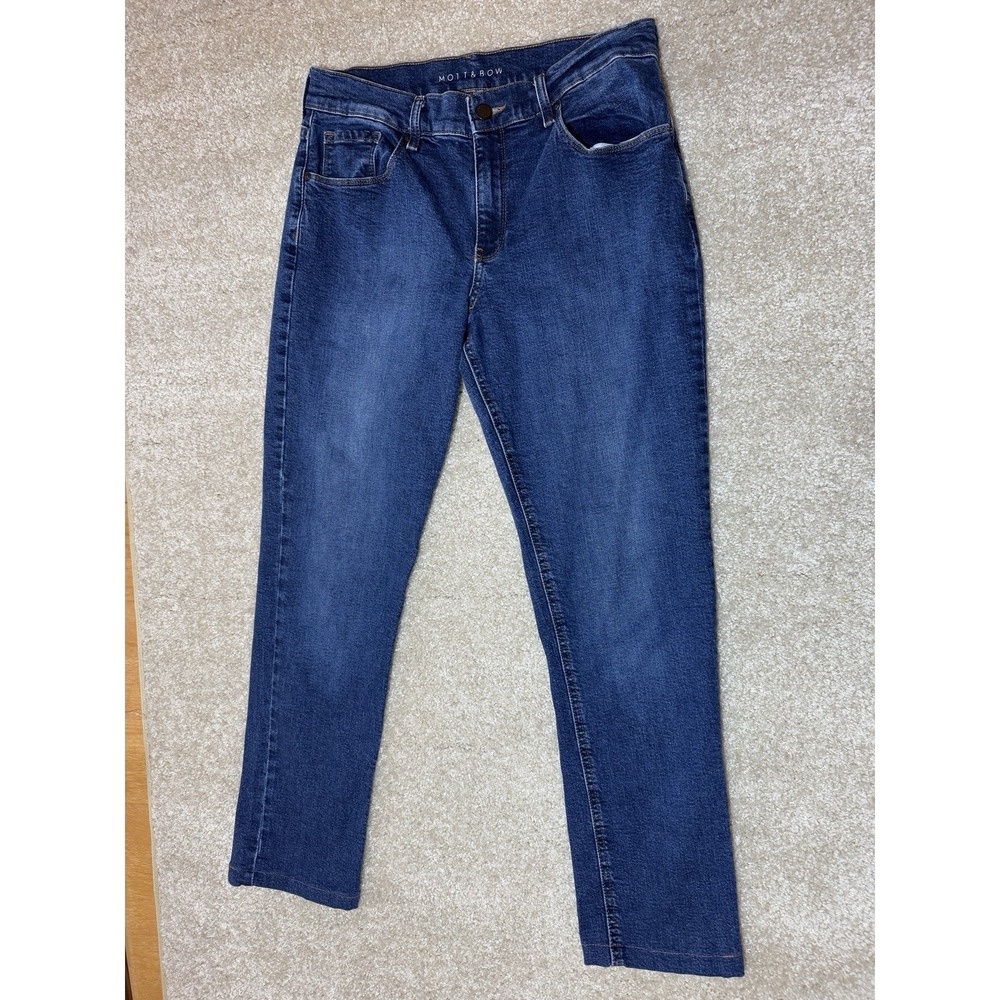 Mott And Bow Boyfriend Jeans Women's Size 29X30‎ Blue Denim
